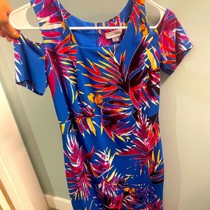Calvin Klein flower hibiscus dress